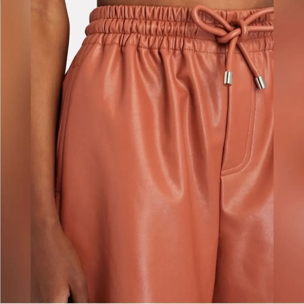 A.L.C. Ryder Faux Leather Shorts-jj4